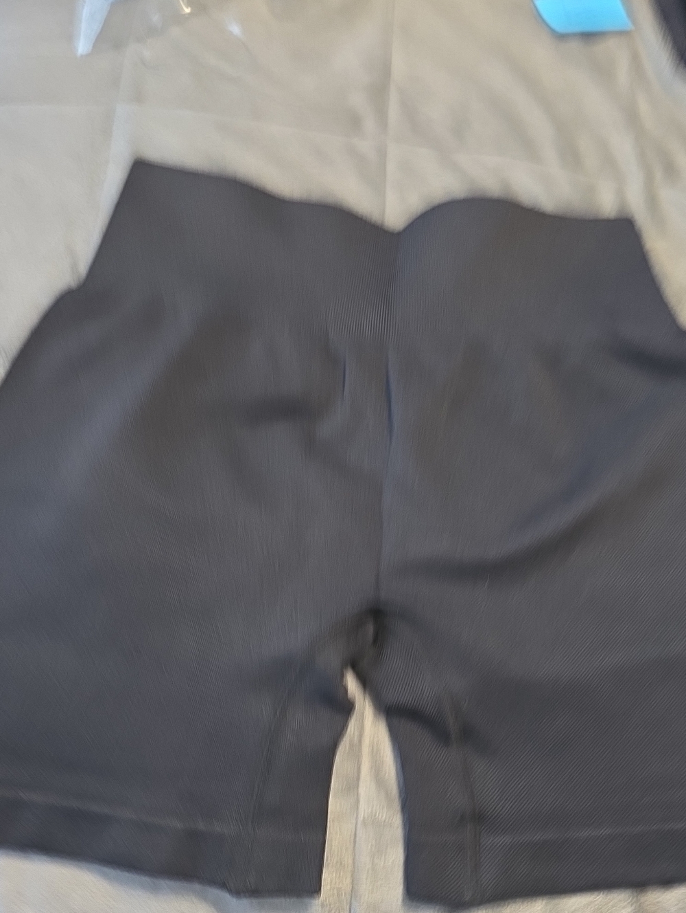 Women's High-Waist Black Athletic Shorts